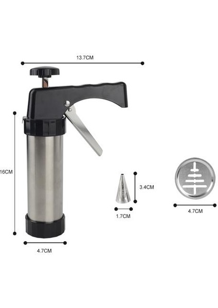 Bisküvi Makinesi Çerez Gun Makinesi Çerez Yapma Kek Dekorasyon Basın Kalıpları Pasta Boru Nozulları Çerez Basın Kiti | Çerez Araçları (Yurt Dışından) modelleri