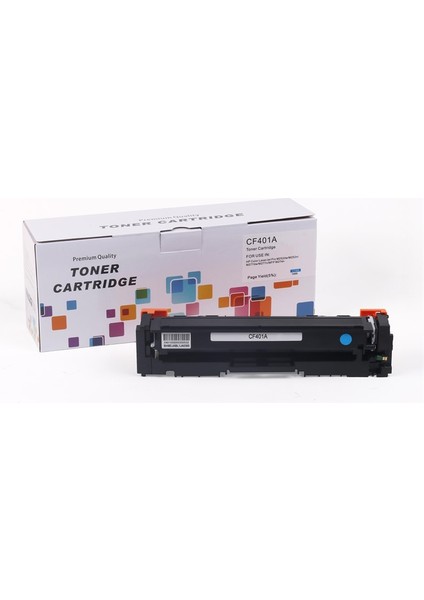 Hp CF401A 201A Crg 045 Mavi Muadil Toner Pro M252,M277-MF635CX