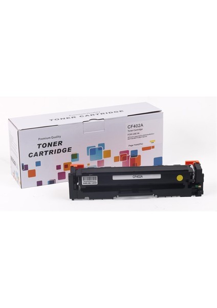Hp CF402A 201A Crg 045 Sarı Muadil Toner Pro M252,M277-MF635CX