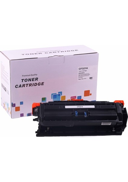 Hp CF321A 653A Muadil Toner Mavi CZ256A M651 M680 (16,5k)