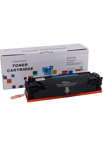Hp CF411A Crg 046C Mavi Muadil Toner M452 M477 Canon LBP652 654 MF731 734 735