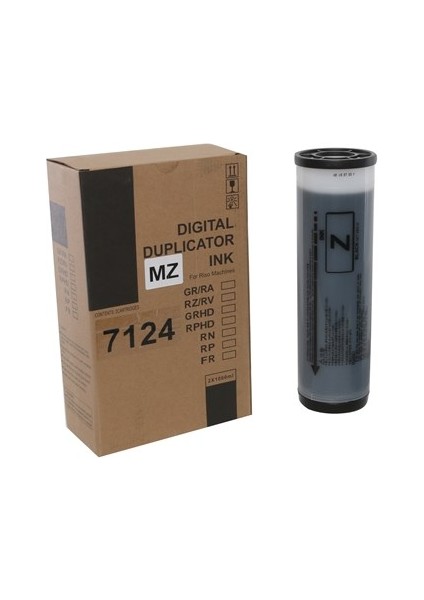 Riso S-7124 S-4841 Smart Mürekkep RZ-MZ970,977,970 (Adet Fiyatıdır)