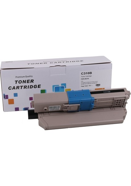 Oki C310 Siyah Muadil Toner C330-C510-C530-MC351-MC361-MC361 (44469809)