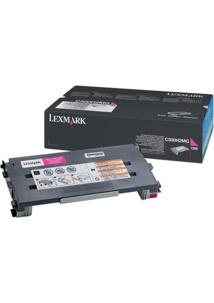 Lexmark C500H2MG Orjinal Kırmızı Toner C500-X500-X502 (3k)