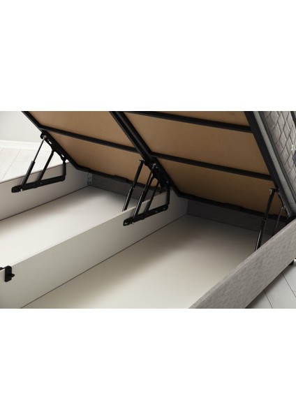 160X200 Vitalia Baza Başlığı Yatak Seti - Açık Gri indirimleri