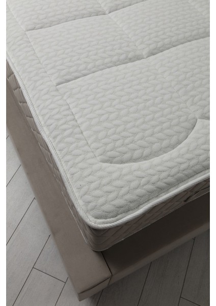 Deluxe Baza+Başlık+Sonata Yatak Bej 160X200