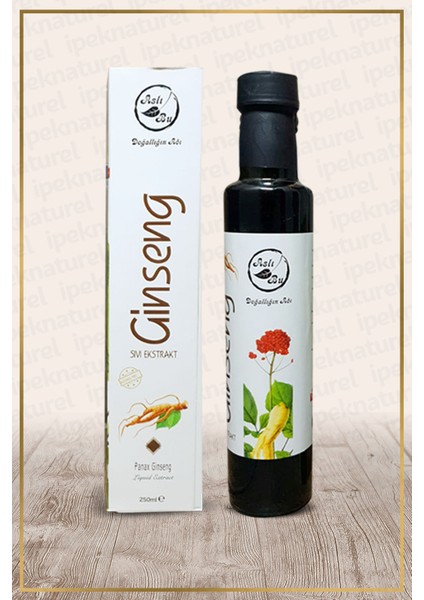 Ipek Naturel Aslı Bu Ginseng Sıvı Ekstraktı (Panax Ginseng) 250 ml