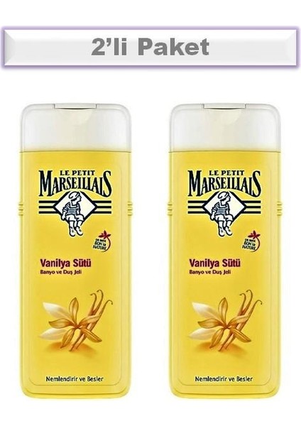 Le Petit Marseiliais Vanilya Sütü Aromalı Banyo ve Duş Jeli 400 ml x 2 Adet