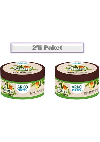 Avokado Yağı Arko Nem 250 ml x 2 Paket