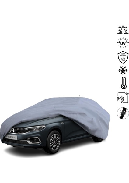 Fiat Egea Hatchback 357 (2016-2020) Oto Branda Miflonlu Araba Brandası