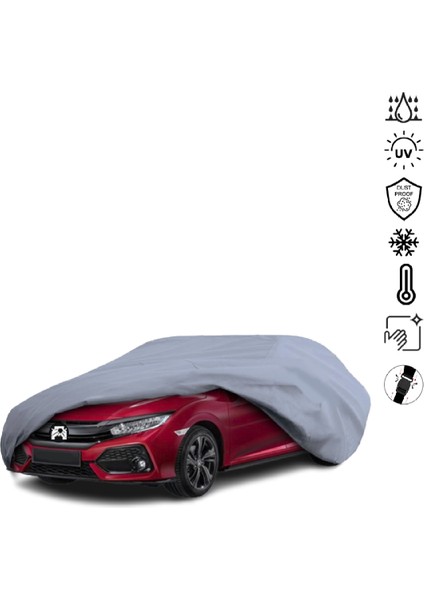 Honda Civic 10 (2016-2019) Oto Branda Miflonlu Araba Brandası