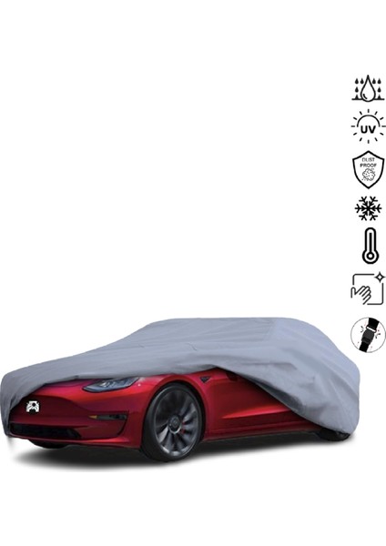 Tesla Model 3 (2017-2020) Oto Branda Miflonlu Araba Brandası