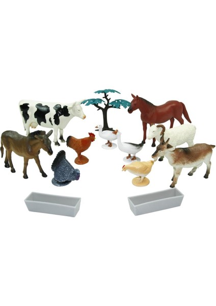 23CM Kovada 13 Parça Çiftlik Hayvanları Seti fiyatları