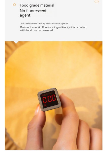 200 Yaprak Tek Kullanımlık Fritöz Yuvarlak Pişirme Kağıdı 16 cm. (Yurt Dışından)