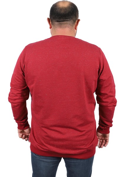 Büyük Beden Sweat New York 22704-BORDO modelleri