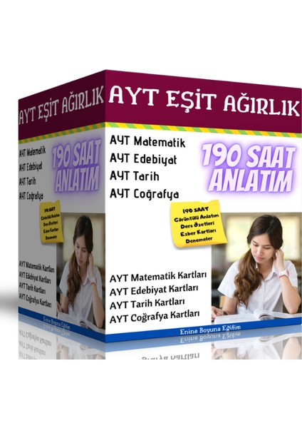 %100 AYT Eşit Ağırlık Kazandıran Eğitim Seti