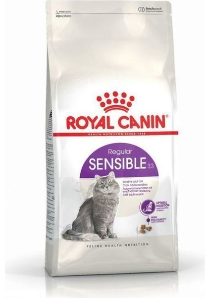 Sensible 33 Hassas Yetişkin Kedi Maması 2 Kg X 2