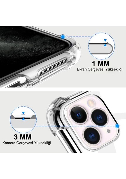 Caseworld Xiaomi Redmi K20 Pro Kapak Köşe Korumalı Airbag Antishock Şeffaf Silikon Kılıf fırsatları