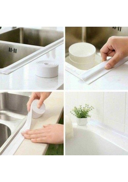 Su Sızdırmaz Lavabo Kenar Bandı (Beyaz)