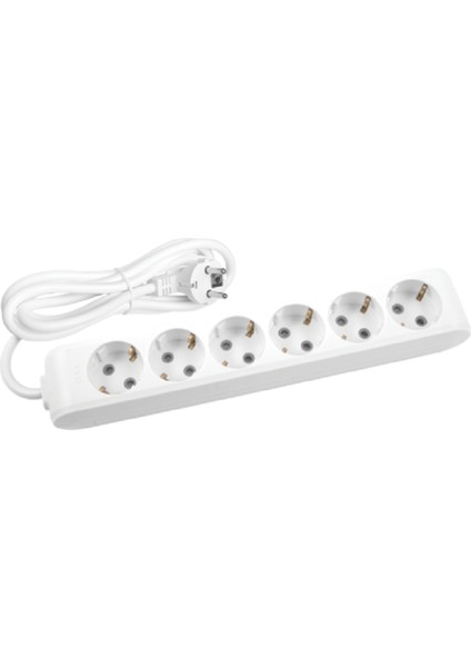 Multi-Let Altılı Priz Topraklı Kablolu Çocuk Korumalı - 5 Mt (5 Metre) 90113605