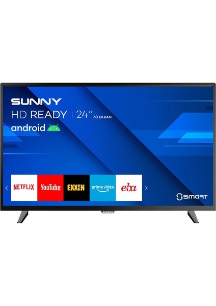 SN24LEDE6681 24" 60 Ekran Dahili Uydu Alıcılı HD Ready Smart LED TV