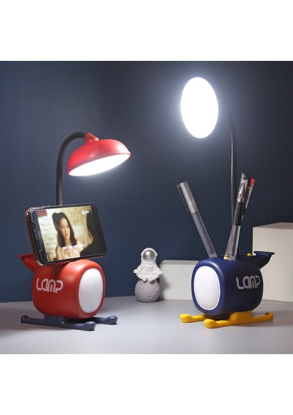 Masa Üstü Uçak Tasarımlı Kalemlik Telefon Tutacağı LED Lamba modelleri