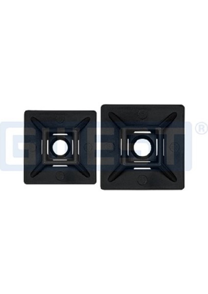 1515 HW-3AB (19X19MM) Siyah Yapışkan Kroşe 100 Adet