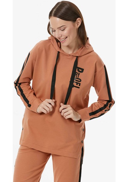 Oversize Kapüşonlu Eşofman Takım - Tarçın fiyatları