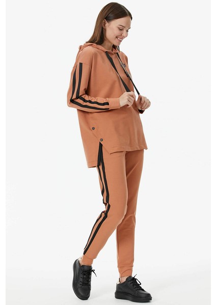 Oversize Kapüşonlu Eşofman Takım - Tarçın modelleri