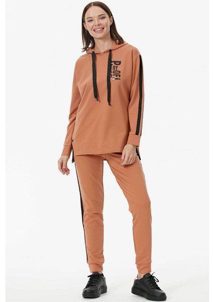 Oversize Kapüşonlu Eşofman Takım - Tarçın fırsatları