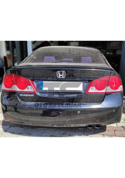 Honda Civic Fd6 Bagaj Üstü Black Piano Spoiler Bagaj Çıtası