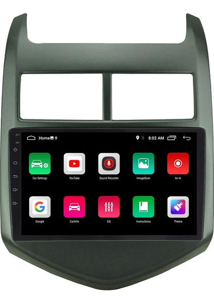 Chevrolet Aveo Android Carplay Navigasyon Multimedya Ekran Teyp 2gb Ram + 32GB HDD modelleri