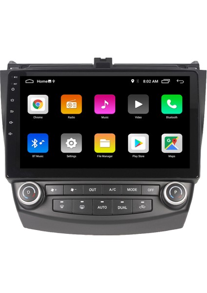 Honda Accord Android Carplay Navigasyon Multimedya Ekran Teyp 2gb Ram + 32GB HDD