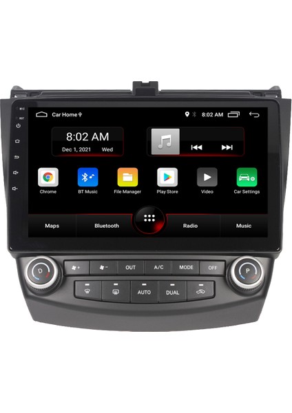 Honda Accord Android Carplay Navigasyon Multimedya Ekran Teyp 2gb Ram + 32GB HDD