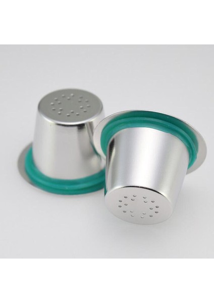 2pcs Silikon Mühürlü Paslanmaz Çelik Doldurulabilir Kahve modelleri
