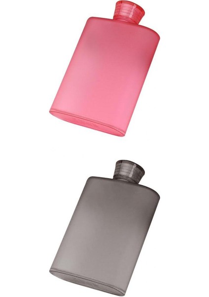 2pcs Taşınabilir Şık Düz Bpa Içermeyen Içecek Şişe/su Şişesi, Defter Tasarımı