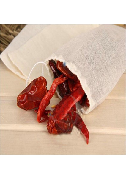 2pcs 30X45CM Süt Kahve Suyu Yeniden Kullanılabilir Pamuk Örgü Süzgeç Filtre Çantası Çoklu fiyatları