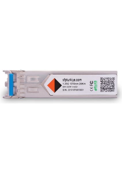 SFPTÜRKİYE | 1G 1310nm 20Km SM DDM Endüstriyel Sfp Modül
