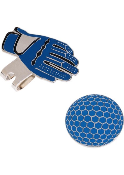 3pcs Mini Golf Modeli Paslanmaz Çelik Golf Şapka Klips ve Siyah Mavi Sarı (Yurt Dışından) modelleri