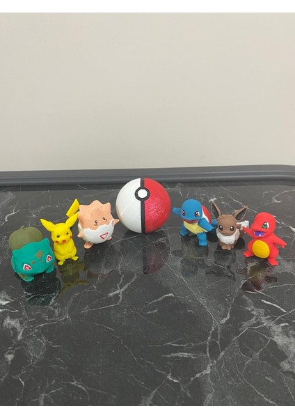 6 Figürlü Pokemon Set