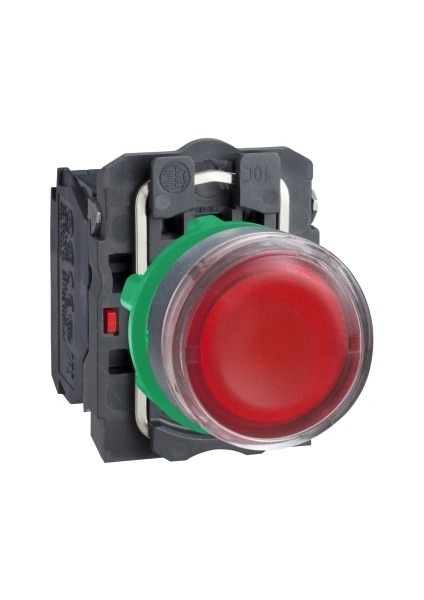 Schneıder,ışıklı Yaylı Buton Kırmızı 1na +1nk XB5AW3465