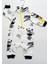 Babybonta Erkek Bebek Zebra Baskılı Tulum 3-6-9 Ay 3