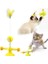 Ilginç Pet Kedi Otomatik Elektrikli Komik Kedi Oyuncaklar Interaktif Pet Yavru Kedi Etkileşimli Eğitim Kedi Oyuncak Tüy Top Oyuncak ile | Kedi Oyuncakları (Yurt Dışından) 1