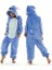 Dikiş Kigurumi Çocuklar Çocuk Pijama Kış Flanel Sıcak Pijama Erkek Kız Hayvan Onesies Tulumlar (140 Cm) (Yurt Dışından) 1