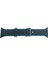 Apple Watch 5 Ile Uyumlu Delikli Vlahovic 38-40MM Dikişli Tokalı Kordon Siyah 1