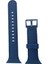 Apple Watch 6 Ile Uyumlu Delikli Vlahovic 42-44MM Dikişli Tokalı Kordon Lacivert 1