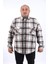 Büyük Beden Oduncu Çift Cep Big Plaid 22216-BEJ 1