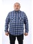 Oduncu Gömlek Çift Cep Kapaklı Small Plaid 22217-SAKS 1