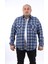 Oduncu Gömlek Çift Cep Kapaklı Small Plaid 22217-SAKS 2