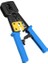 RJ45-RJ11 Cat5 Cat6 Kolay Sıkma Pensesi + Kablo Test Cihazı + Yeni Nesil Jak 10 Adet 3 Lü Set 5